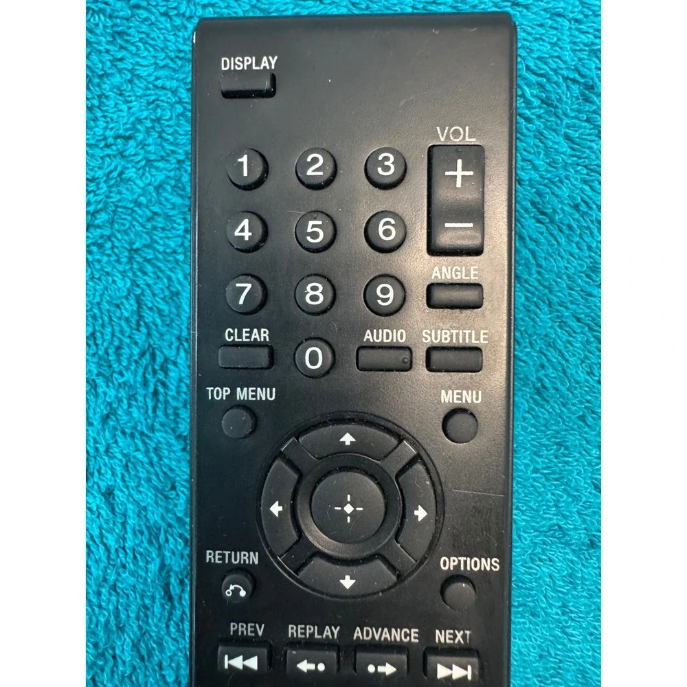 Sony RMT-D195 Portable DVD Player Remote Control Black Genuine OEM‎